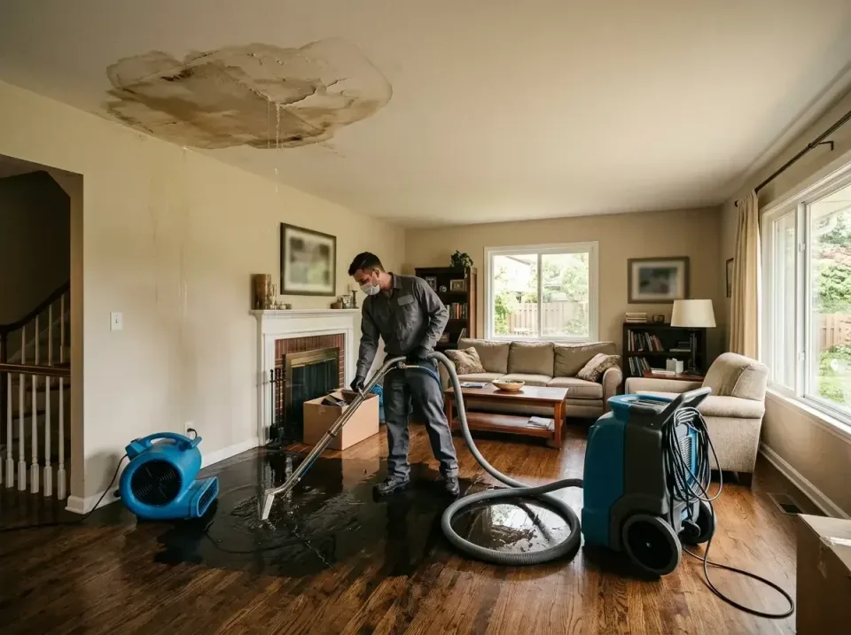 attic-pipe-burst-ceiling-drip-008 — frequently asked questions, Water Damage Restoration & Carpet Care in Carterville, IL